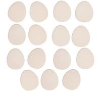 Baker Ross FX709 Piedras para pintar de cerámica con forma de huevo - Paquete de 15, Manualidades de Pascua para decorar