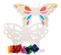 Baker Ross FX774 Kit de alas de colores - Pack de 2, Crea tus propias alas de hada