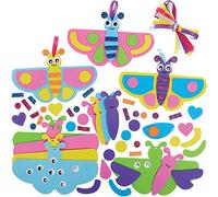 Baker Ross FX782 Kit de decoración polilla - Pack de 8, Kits de manualidades para niños