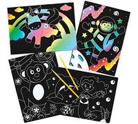 Baker Ross Imágenes Surtidos de Arte para Rascar AX104 (paquete de 10) para proyectos de arte y manualidades para niños