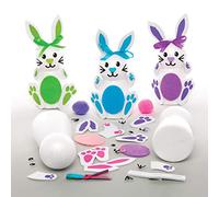 Baker Ross Kits de Conejito - Paquete de 4, Manualidades de Pascua para Niños (AT413)
