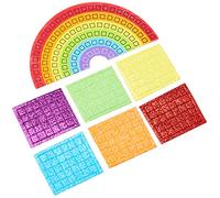 Baker Ross Kits de imanes de espuma de arcoíris para mosaico que los niños pueden decorar y exhibir (pack de 4). AF400