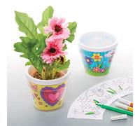 Baker Ross kits de macetas para decorar (Paquete de 2) Manualidades para niños