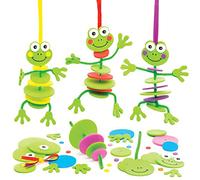 Baker Ross Kits Decoración Apilamiento Rana - Actividad de manualidades infantiles de Pascua para crear y exhibir (Paquete de 6)