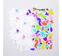 Baker Ross Kits Decoraciones combinables Unicornios (Pack de 6) para manualidades infantiles