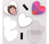 Baker Ross Kits Imanes Corazón Set para niños (paquete de 6)