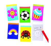 Baker Ross- Libretitas Originales (Pack de 12) para Bolsas Sorpresa o como Idea de Regalo Infantil