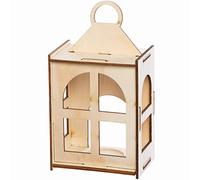 Baker Ross Linternas de Madera - Paquete de 3, Manualidades para Niños (FC382)