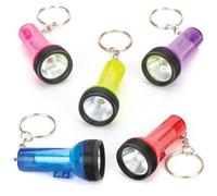 Baker Ross Llaveros de linternas en Miniatura a Precio de ganga (Paquete de 6) Regalos para bolsas de cotillón y para jugar con niños