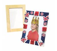 Baker Ross Marcos de Fotos de Madera para Decorar y Personalizar. Manualidades Creativas para Niños (Pack de 4)