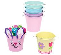 Baker Ross Mini Cubos de Lata Pastel - Paquete de 5, Manualidades para Niños (AT579)