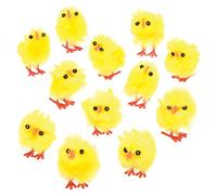 Baker Ross Mini Pollitos añadir a Decoraciones de Pasteles, Modelos, exhibiciones o Actividades de Caza de Pascua (Paquete de 60), Color Amarillo (E4322)