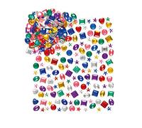 Baker Ross Pack Ahorro de Joyas Acrílicas para Niños Gemas Coloridas Perfectas como Decoraciones y Adornos para Manualidades y Artesanía (Pack de 1.000)
