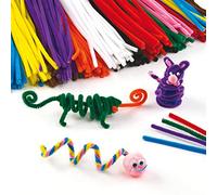 Baker Ross Pack ahorro de limpiapipas de 30 cm en 10 colores variados para manualidades infantiles (pack de 120)