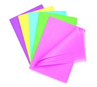 Baker Ross Papel de Seda Pastel - Paquete de 25, Artesanía para Niños (AW113)