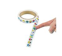 Baker Ross Pegatinas de Ojos de Colores (paquete de 1000) para niños y adultos para decorar y personalizar proyectos de arte y manualidades