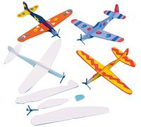 Baker Ross Planeadores Para Decorar (paquete de 8) Artes y manualidades para niños bolsas de fiesta, juegos y premios