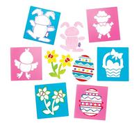 Baker Ross Plantillas de Pascua - Paquete de 6, Artesanía para Niños (AW149)