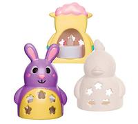 Baker Ross Portavelas de Cerámica para Pascua - Paquete de 3, Manualidades para Niños (AT500)