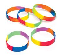 Baker Ross Pulseras Multicolor, Ideales para Bolsas Sorpresa para que los Niños Jueguen con Ellas (Pack de 1)