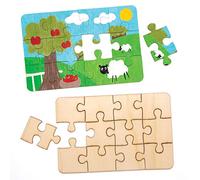 Baker Ross - Puzles de madera para diseñar (Pack de 8) manualidades infantiles para decorar (AW602)