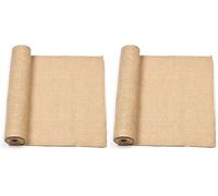 Baker Ross Rollo de arpillera natural para manualidades textiles, decoraciones, collages y modelos (30 x 1.60 cm) (Paquete de 2)