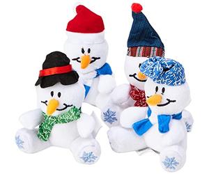 Baker Ross Snowman Mini Bean Pals (4 unidades)