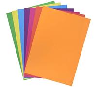Baker Ross Tarjetas Arcoíris A4 220gsm (paquete de 50) perfectas para actividades artísticas y artesanales para niños, collages, maquetas y más