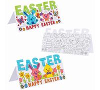 Baker Ross Tarjetas Emergentes de Pascua para Colorear - Paquete de 10, Suministros de Arte para Niños (FC183)
