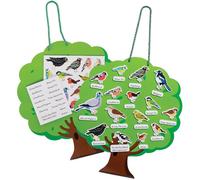 Baker Ross VC111 Kit Árbol Magnético Identificación Pájaros - Cada uno, Pizarra Magnética Educativa Pájaros