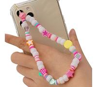 Bakermiche Cadena Móvil Decoración de Cordón de Teléfono teléfono móvil Colorido Cuentas de teléfono Encanto Cadena De Teléfono del teléfono Teléfono con Cuentas Correa de muñeca de Lanyard
