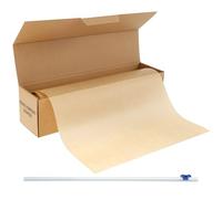 Baker's Signature - Rollo de papel de pergamino, impermeable, para hornear, cocinar, asar, cocinar al vapor y airfryer de Baker's Signature (marrón)