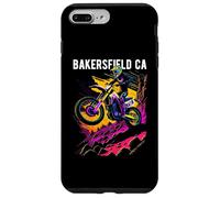 Bakersfield CA Motocross Dirt Bike Diseño de Motocicleta Carcasa para iPhone 7 Plus/8 Plus