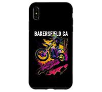 Bakersfield CA Motocross Dirt Bike Diseño de Motocicleta Carcasa para iPhone XS MAX