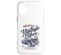 Bakersfield CA Vintage Vibes - Coche clásico, diseño Desgastado Carcasa para iPhone 16 Plus