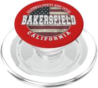 Bakersfield California, Bandera Americana Vintage PopSockets PopGrip para MagSafe
