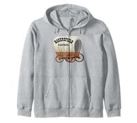 Bakersfield California - Carro Cubierto para Hombres y Mujeres. Sudadera con Capucha