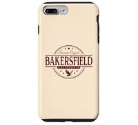 Bakersfield California - Etiqueta Bakersfield CA Carcasa para iPhone 7 Plus/8 Plus