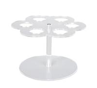 Bakeware Organizer Sip Stand | Acrylic Space Saving - Round Support Flavor Cartridge Holder for Home Kitchen Office Car Desk Corner Counter Water Bottle Adults Men Women