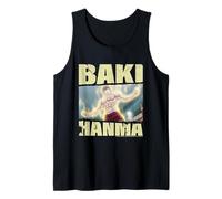 Baki Hanma El Grappler Aura Brillante Artes Marciales Anime Camiseta sin Mangas