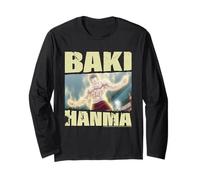 Baki Hanma El Grappler Aura Brillante Artes Marciales Anime Manga Larga