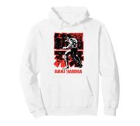 Baki Hanma The Grappler Blood Splatter Rojo Anime Manga Sudadera con Capucha
