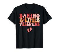 Baking A Little Valentine Pregnancy Camiseta