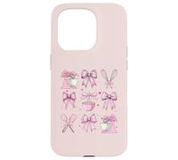 Baking Baker Girl Coquette Bow Pink Mama Carcasa para iPhone 15 Pro