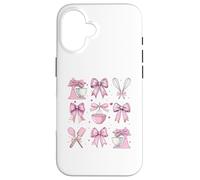 Baking Baker Girl Coquette Bow Pink Mama Carcasa para iPhone 16