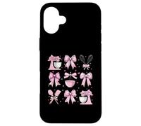 Baking Baker Girl Coquette Bow Pink Mama Carcasa para iPhone 16 Plus