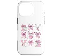 Baking Baker Girl Coquette Bow Pink Mama Carcasa para iPhone 16 Pro