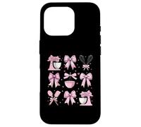 Baking Baker Girl Coquette Bow Pink Mama Carcasa para iPhone 16 Pro