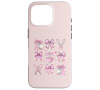 Baking Baker Girl Coquette Bow Pink Mama Carcasa para iPhone 16 Pro