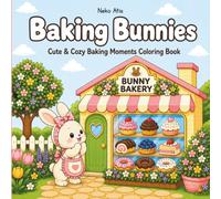 Baking Bunnies: Coloring Book for Adults and Teens Featuring Cute Bunny Characters in Cozy Baking Moments (Cozy Critters Coloring Series)